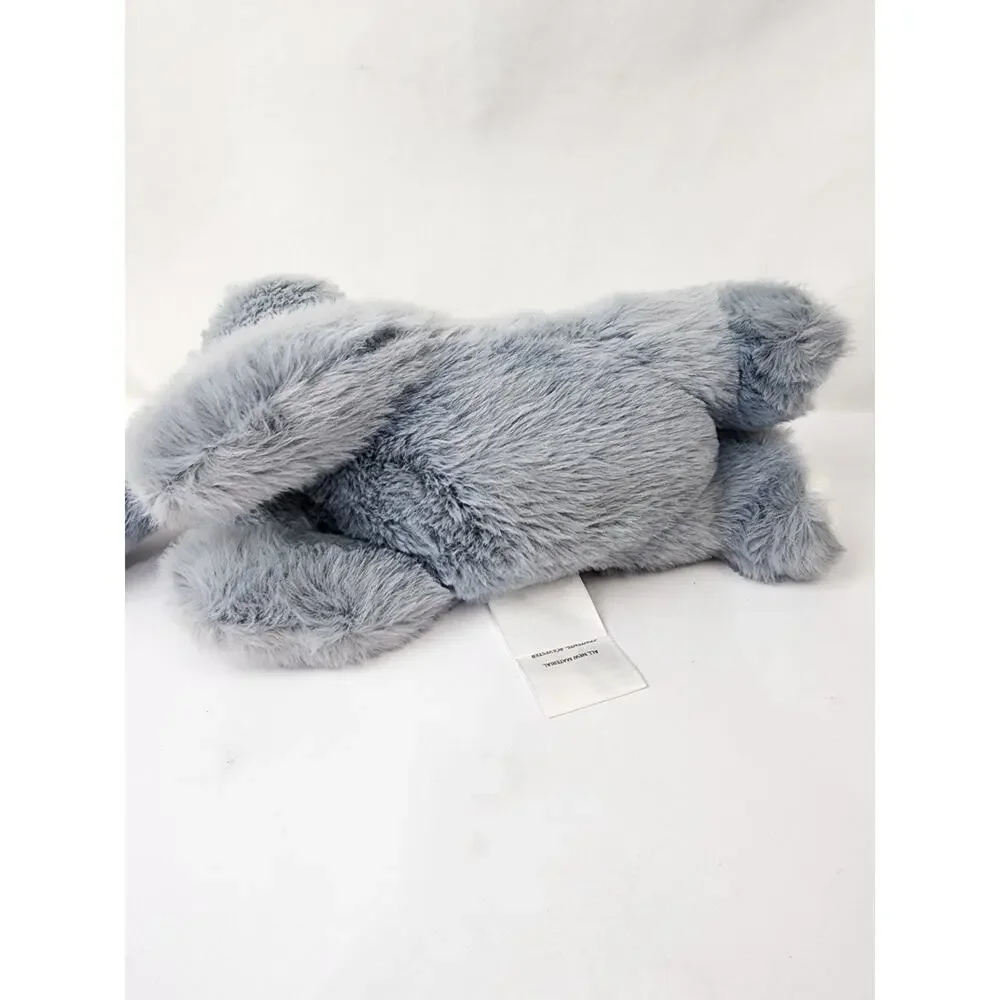 Little Miracles Costco Gray Bunny Rabbit Plush Stuffed Stitched Eye Baby Infant